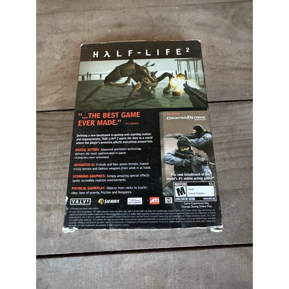 Half Life 3 pc‎ game 2004 CD Rom